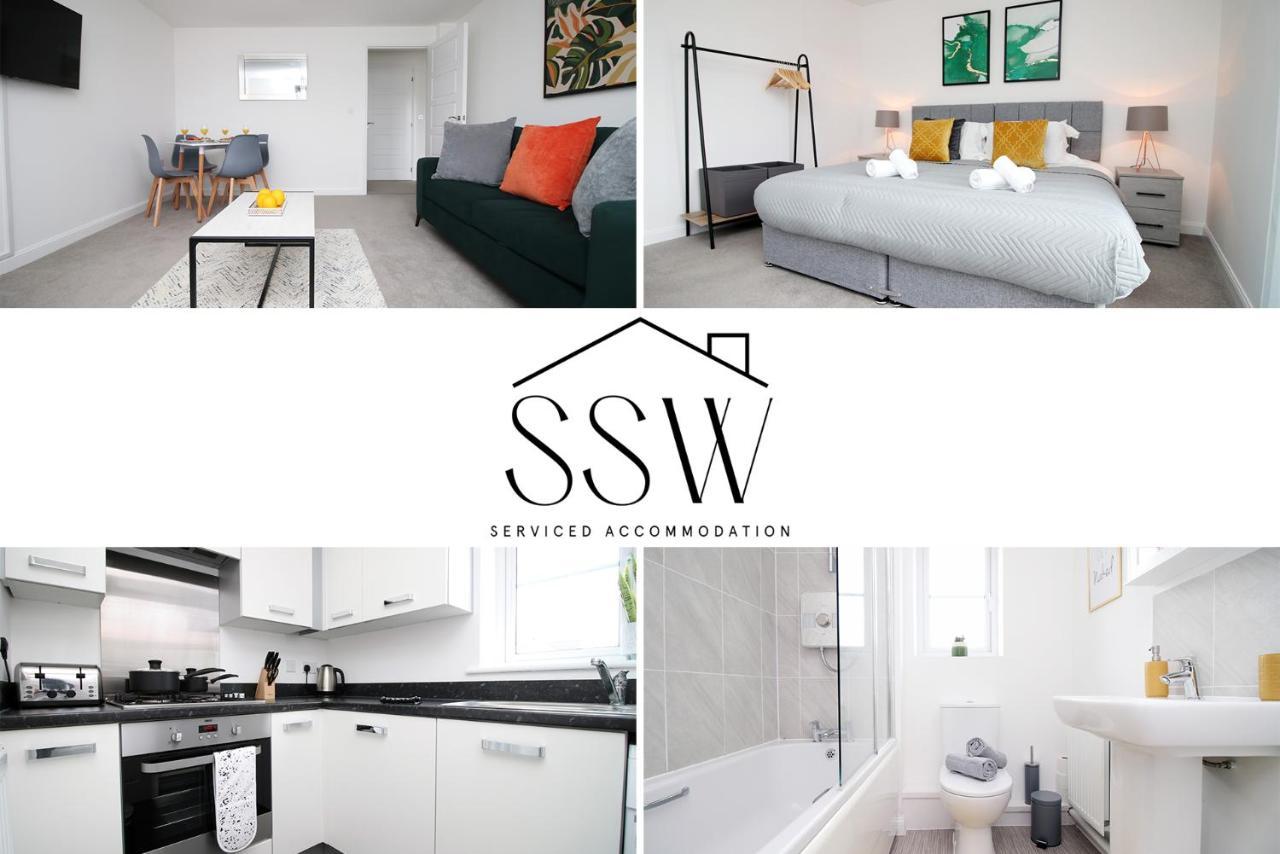 No 43 Stadium Views By Ssw - 2Br, Parking, Sleeps 4, 3Min Walk To Stadium, 10Min Drive To City Centre, Marina And Close To M4 Morriston Zewnętrze zdjęcie