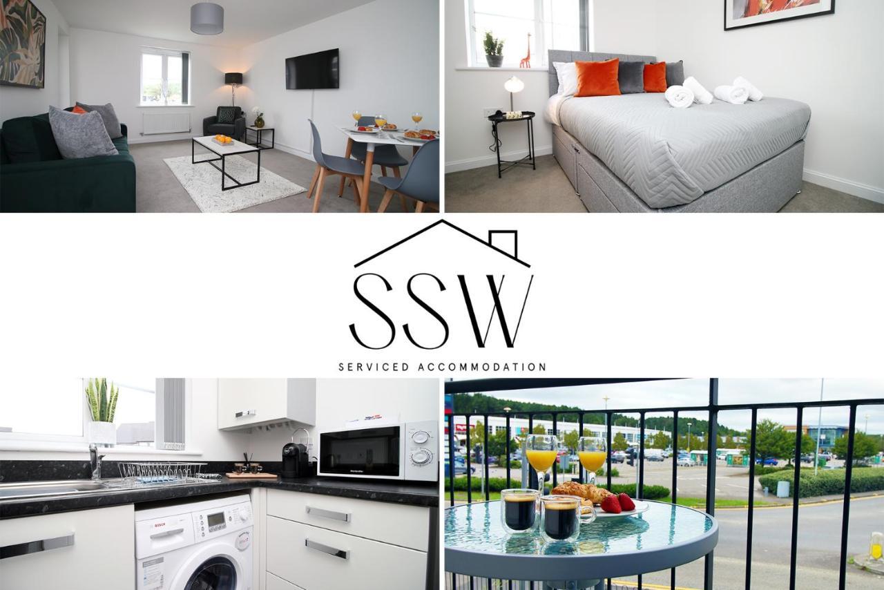 No 43 Stadium Views By Ssw - 2Br, Parking, Sleeps 4, 3Min Walk To Stadium, 10Min Drive To City Centre, Marina And Close To M4 Morriston Zewnętrze zdjęcie